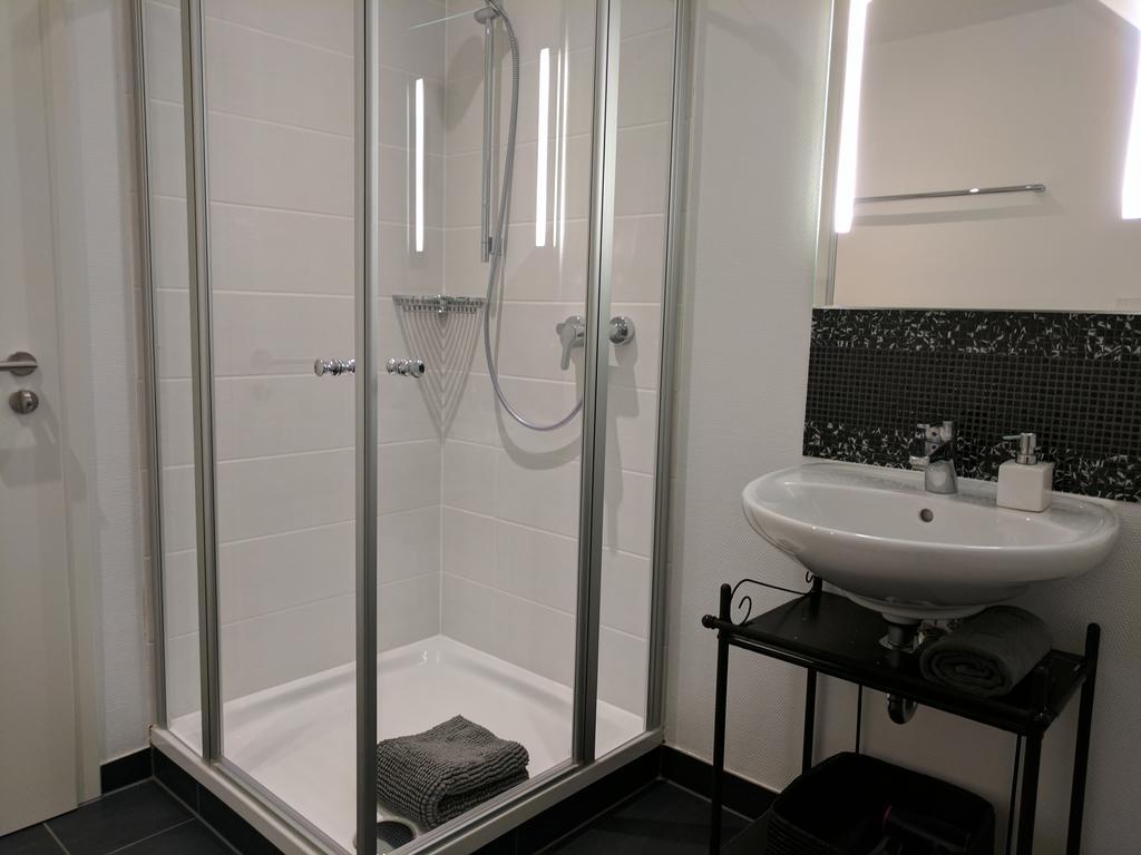 Ferienwohnung "Zum Klosterruinenblick" 크로프 외부 사진