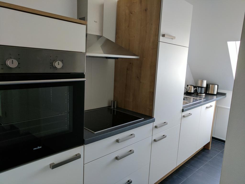 Ferienwohnung "Zum Klosterruinenblick" 크로프 외부 사진
